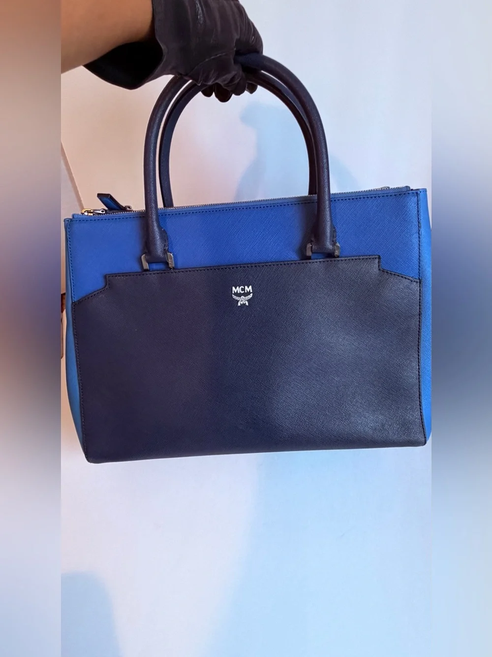 MCM Safiano office satchel- Large
